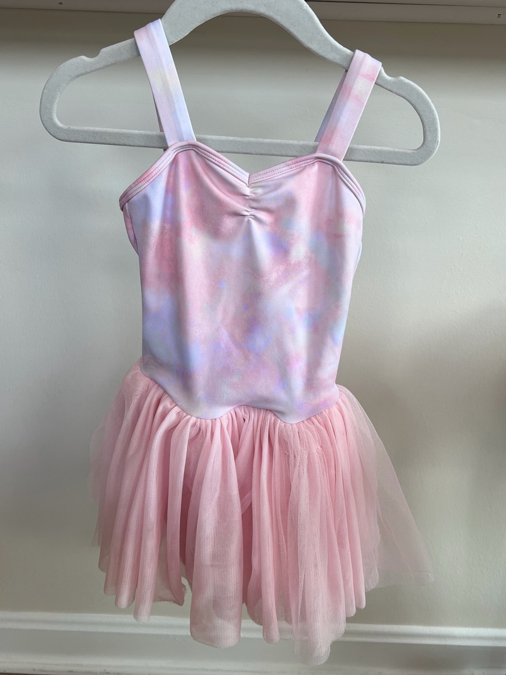 Mirella Pastel Pink Tie-Dye Dance Tutu Leotard Child 2-4